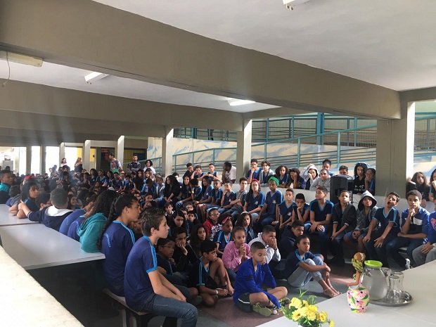 Na Escola Estadual Presidente Itamar Franco os alunos refletiram sobre o protagonismo negro: Foto: Escola Estadual Presidente Itamar Franco
