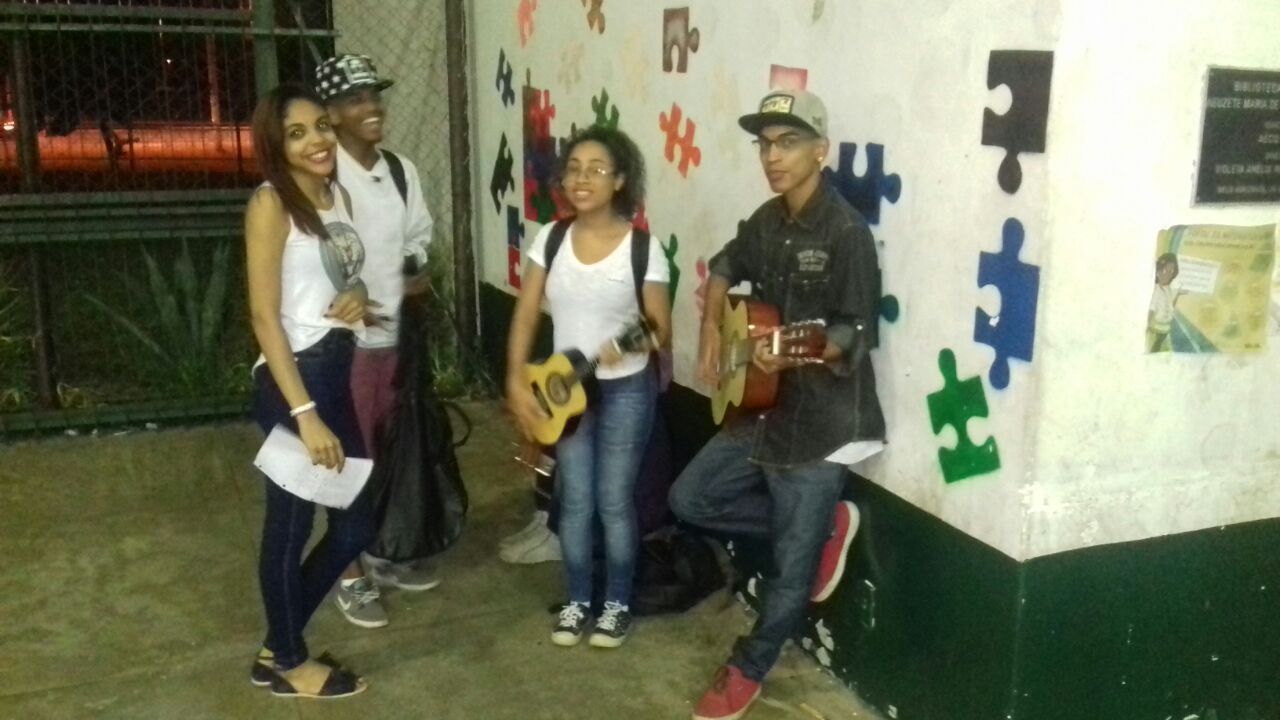 Alunos participaram com entusiasmo das atividades articuladas pelo projeto. Foto: Divulgação E.E. Professor Hilton Rocha