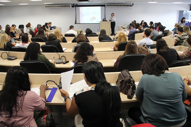Participam da capacitação representantes de todas as 47 Superintendências Regionais de Ensino. Foto: Geanine Nogueira ACS/SEE