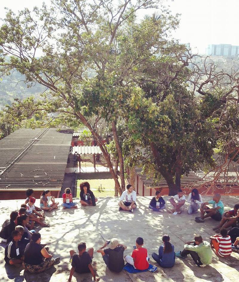 Embaixadores, na Escola Municipal Oswaldo Cruz