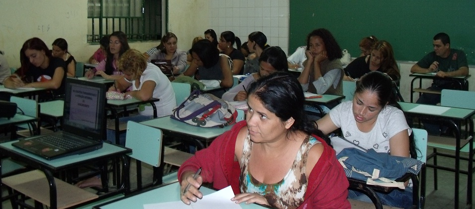 Estudantes de preparam para atuar em escolas de educação infantil. Foto: Arquivo SEE