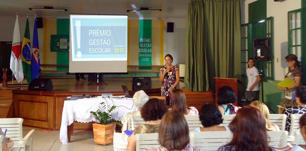 Educadores participam de encontro para discutir a gestão escolar. Foto: Arquivo ACS/SEE