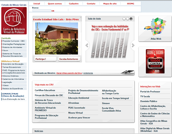 Mesmo com a transferência endereço eletrônico do portal continua o mesmo. Arquivo SEE ACS
