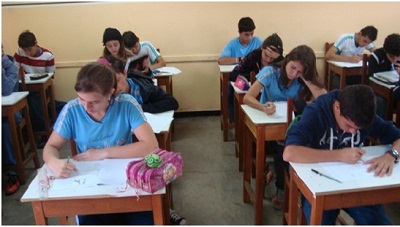Escola Estadual Antônio Atanásio, no município de Carmo do Paranaíba. Foto: Arquivo Escola