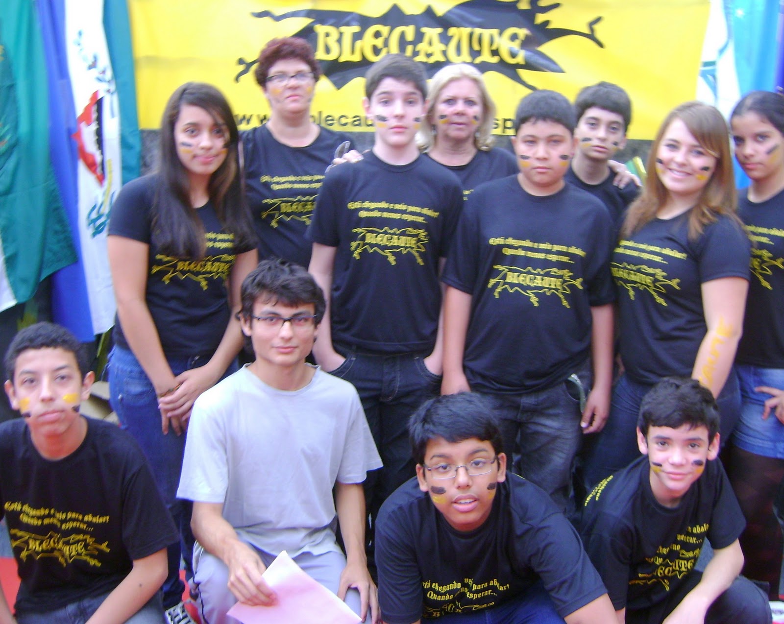 Equipe Blecaute Uai é composta por alunos de diferentes escolas da SRE de Itajubá. Foto: Arquivo Blecaute Uai