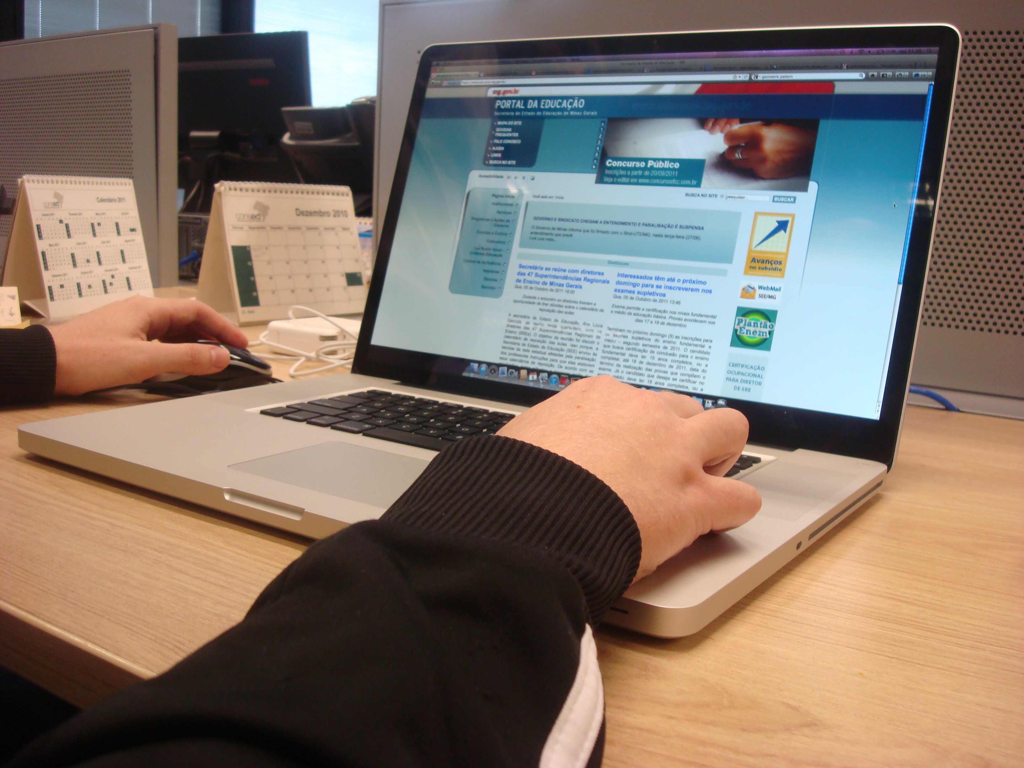 Acessos ao site aumentaram nos últimos meses. Foto: Guilherme Brasil/ACS