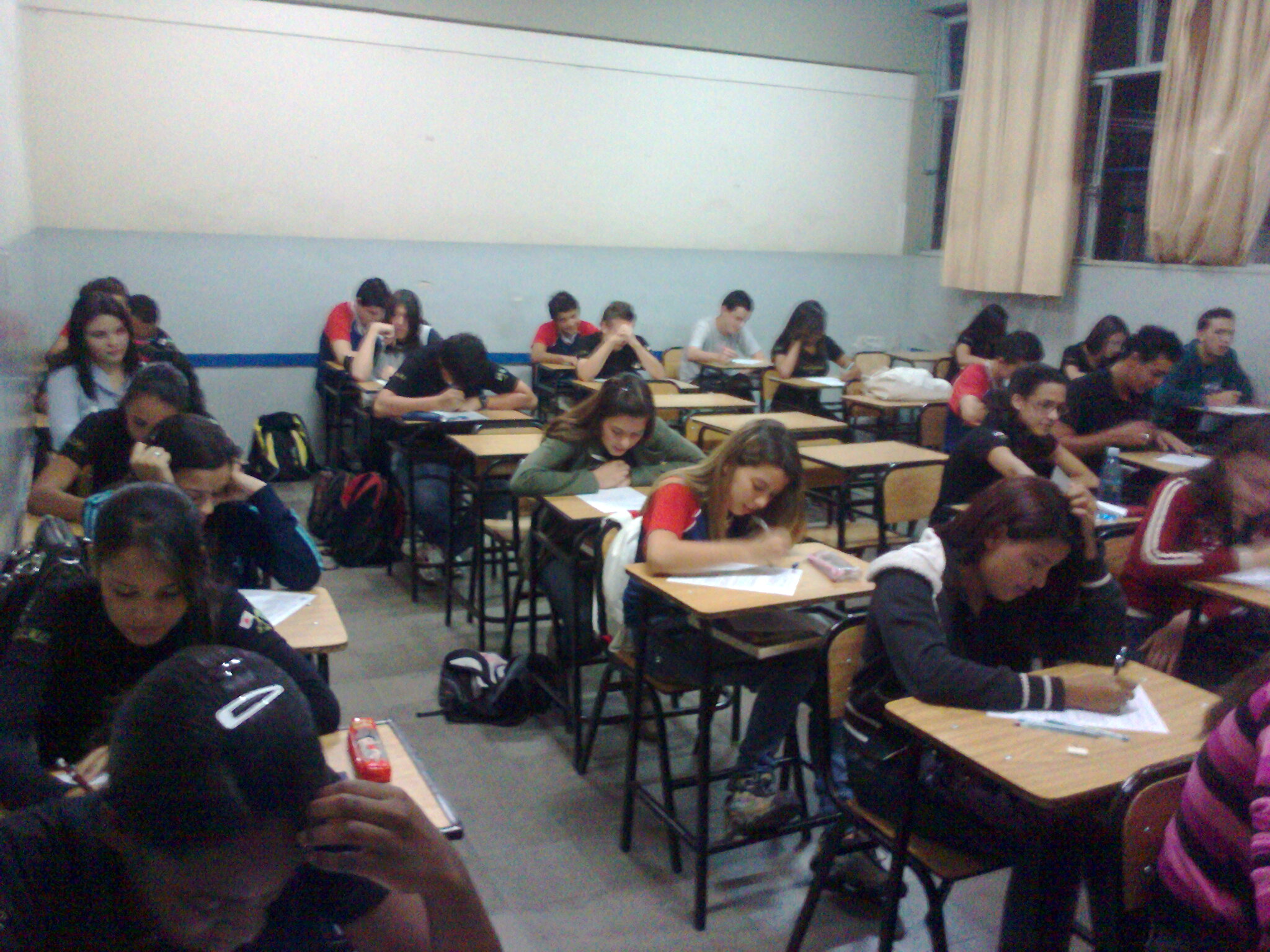 Preparação para alunos na Escola Estadual Helena Guerra. Foto: Arquivo da Escola