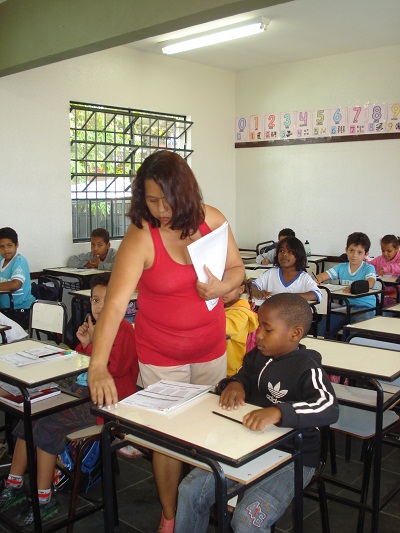 A aplicação do exame teve início às 7h40. Foto: Hudson Menezes ACS SEE