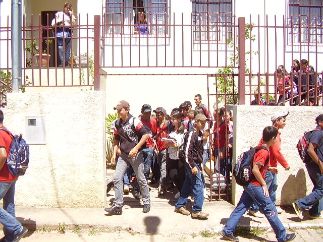 Estudantes da EE Conselheiro Fidelis, em municipio de Aiuruoca, Na SRE de Caxambu