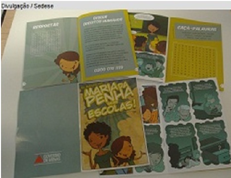 Material didático será trabalhado nas salas de aula. Foto: Divulgação/ Sedese
