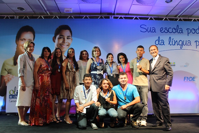 Secretária adjunta de Educação, Sueli Pires, esteve em Brasília para entregar prêmio aos vencedores. Foto: Geanine Nogueira/ACSSEE