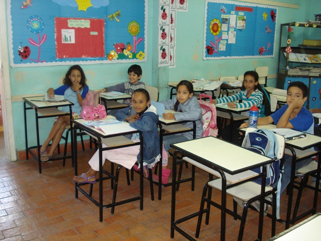 Uma das escolas que contam com o Programa de Intervenção Pedagógica e a Escola Estadual Necésio Tavares, em BH. Foto: Hudson Menezes ACS SEE