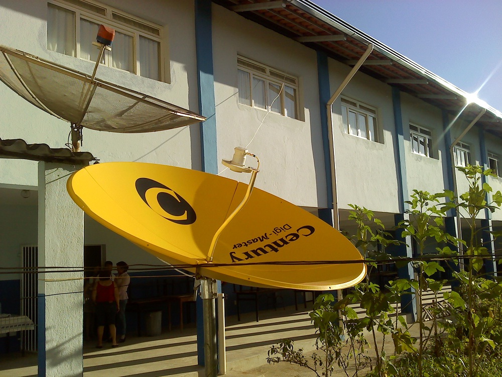 Foram instaladas antenas em 92% das escolas da rede estadual. Foto: Divulgação