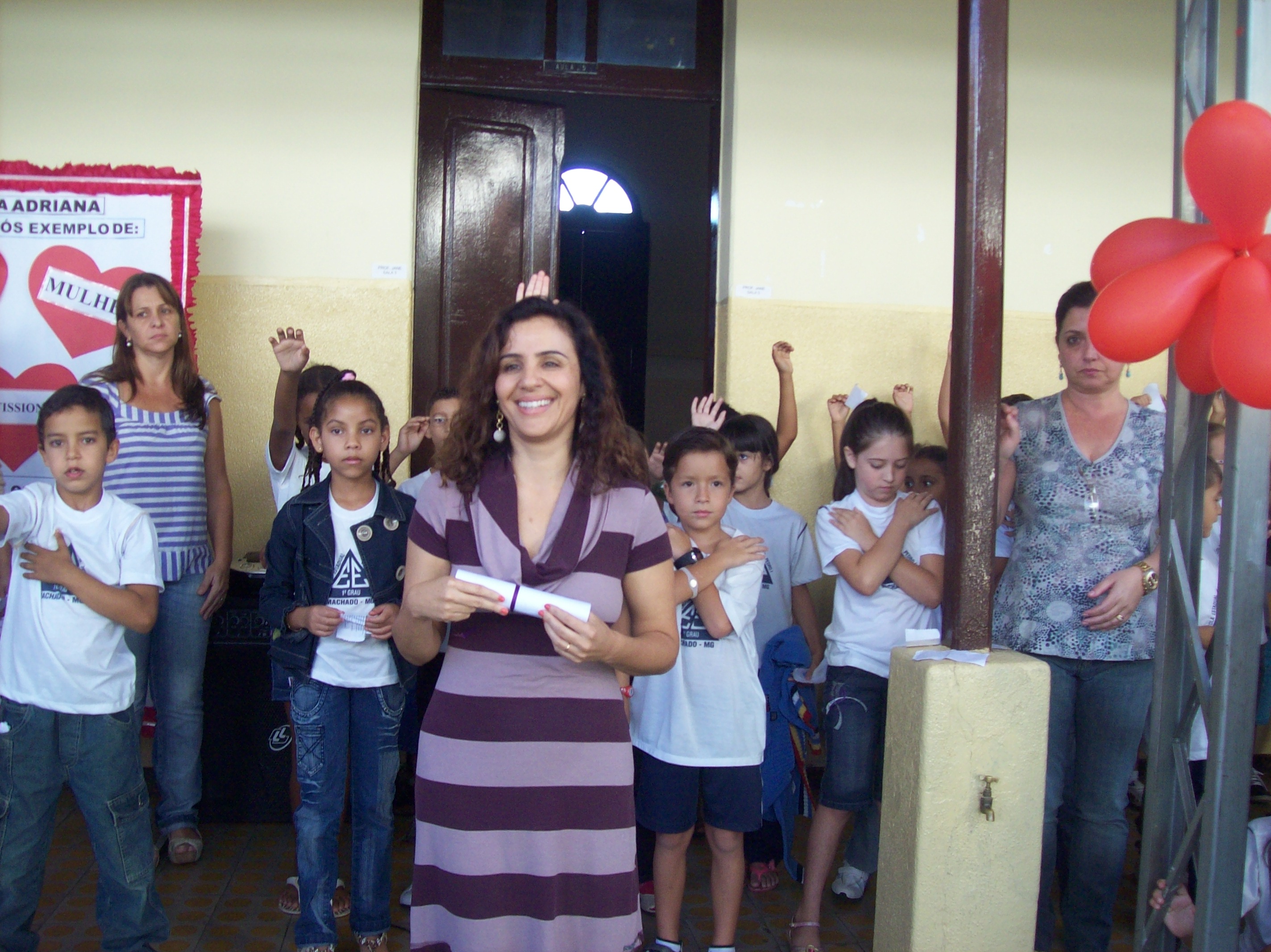 Adriana Lemos é diretora da Escola Estadual Pedro I, em Machado, há mais de quatro anos. Foto: Arquivo ACS/SEE