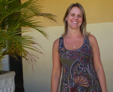 Janaína Junqueira foi aluna da Escola Estadual Osório de Morais, em Coromandel. Foto: Arquivo Pessoal