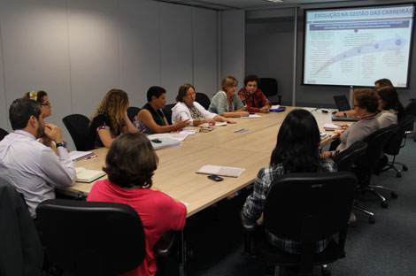Reunião foi a quarta entre representantes do Governo e sindicalistas. Foto: ACSSEE