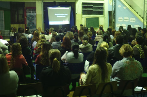 Troca de experiências entre americanos e brasileiros surgiu após prêmio do Consed. Foto: Arquivo da Escola