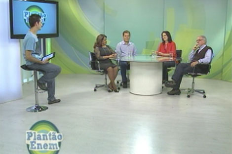 Parceria entre Educação e Rede Minas, Plantão Enem tira dúvidas sobre o exame. Foto: Divulgação