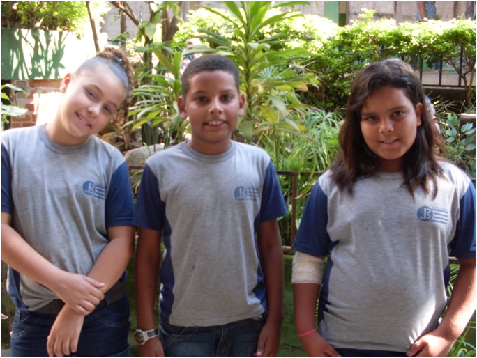 Três alunos da Escola Estadual Padre João Botelho serãqo premiados. Foto: Arquivo Escola
