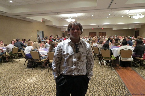 Nos Estados Unidos, Carlos Henique também conheceu educadores de outros países. Foto: Arquivo Pessoal