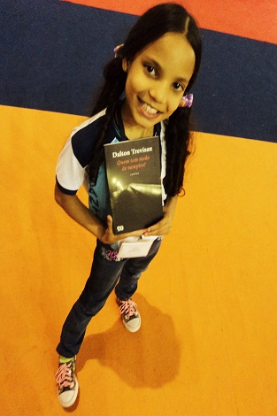 Sara Alves, de 10 anos, e o seu 