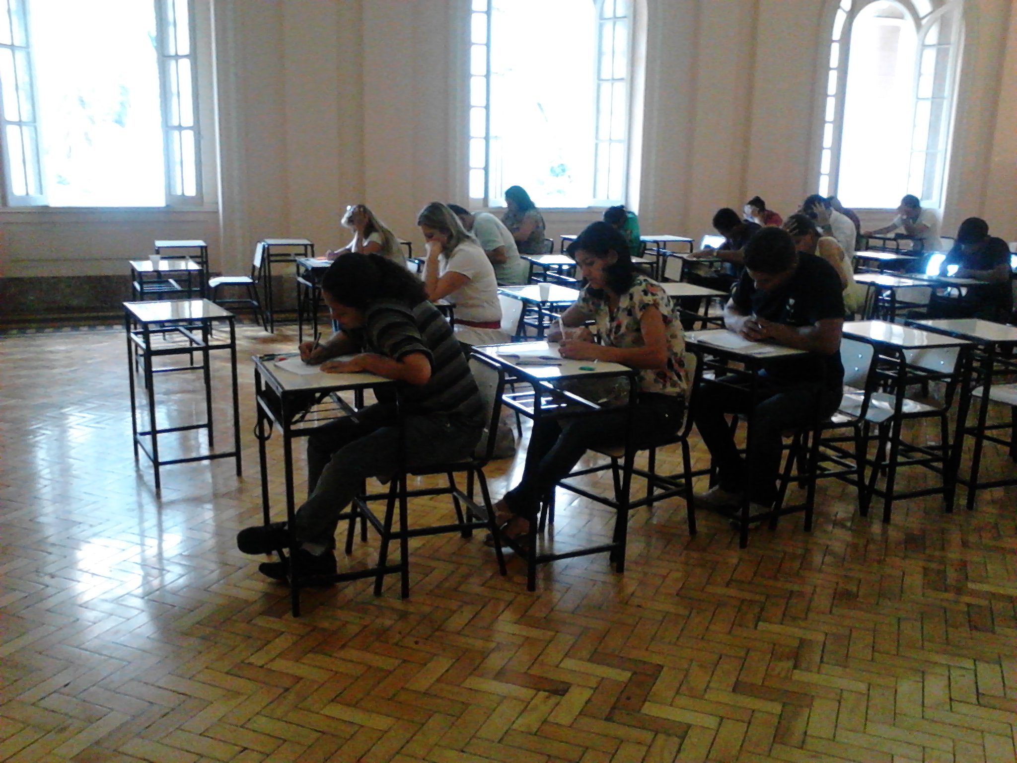 Professores participaram em outubro de avaliação sobre os conhecimentos em Matemática e temas da área pedagógica. Foto: Guilherme Rosa 
