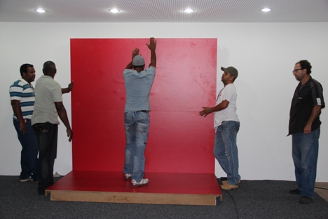 Preparativos para o ForPaz que terá atividades até a noite da próxima sexta-feira, 30. Foto: Bárbara Camargo ACS/SEE