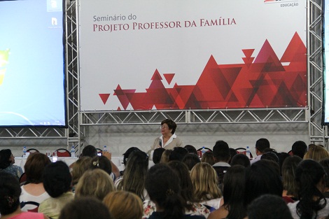 Secretária Ana Lúcia Gazzola participou do encerramento do evento. Foto: Geanine Nogueira ACS/SEE