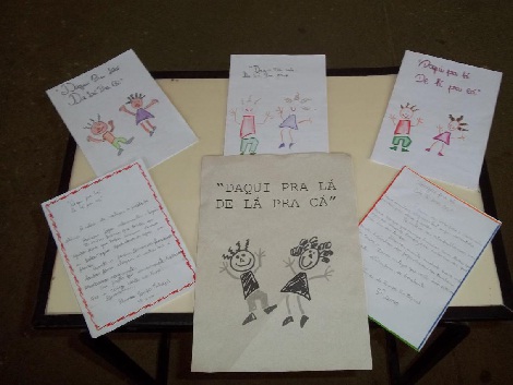 Redações produzidas a partir dos projetos são encaminhadas a estudantes de outras escolas. Foto: Arquivo SRE Muriaé