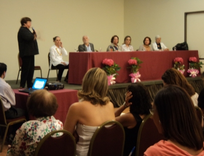 A secretária de Estado de Educação, Ana Lúcia Gazzola, falou sobre as novidade e mudanças nos benefícios para servidores. Foto: Bárbara Camargo ACS/SEE