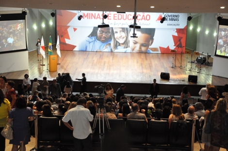 Auditório JK, no Palácio Tiradentes recebeu mais de mil pessoas no evento. Foto: Amanda Lelis/ ACS SEE