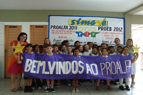 Escola Estadual Euzébio Cabral de Governador Valadares se preparou nos últimos dois meses para o Proalfa. Foto: Arquivo escola 