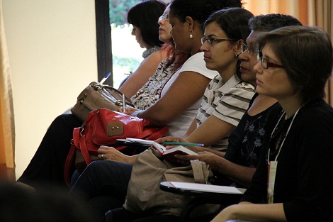 Secretária Ana Lúcia Gazzola apresentou um panorama da educação básica em Minas Gerais. Foto: Hudson Menezes ACS SEE