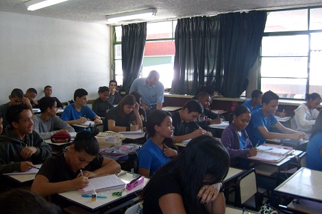 A EE Paschoal Comanducci possui oito turmas do projeto nas três áreas de empregabilidade. Foto: Arquivo da Escola
