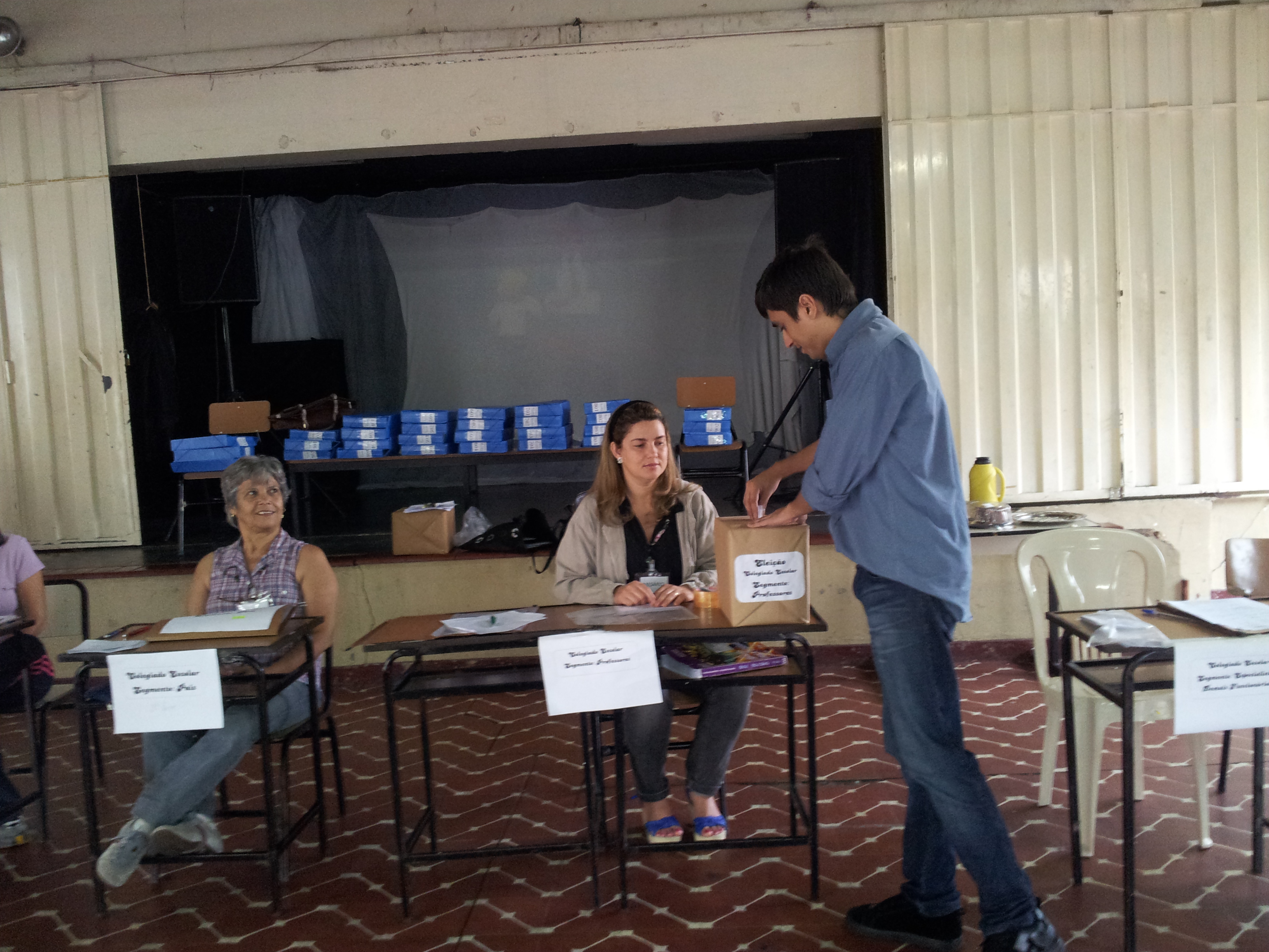 Na Escola Estadual Barão de Macaúbas, em Belo Horizonte, eleições foram tranquilas. Foto: Arquivo Escola
