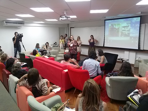 As educadores apresentaram em São Paulo os projetos que desenvolveram em suas escolas. Foto: Gustavo Nominato / Proeti