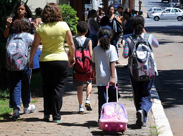 Alunos da rede estadual entram de recesso a partir da próxima semana. Crédito: Osvaldo Afonso