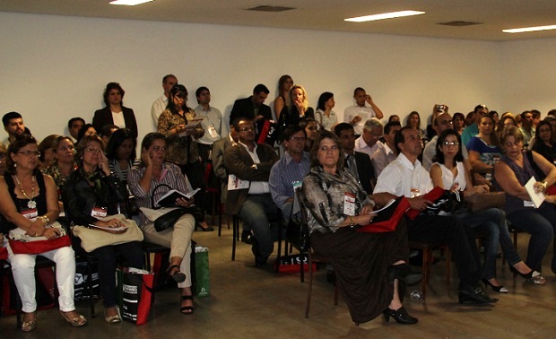 Parceria do Governo de Minas com os municípios na área educacional foi destacada no primeiro dia do 30º Congresso Mineiro de Municípios. Foto: Lígia Souza ACS SEE