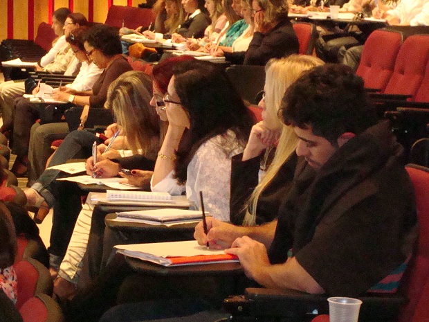 Analistas educacionais e inspetores escolares partiicpam de capacitação promovida pelo Programa de Educação Profissional. Foto: Hudson Menezes ACS SEE