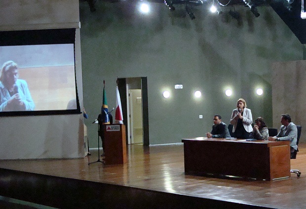 Secretária adjunta de Estado de Educação, Sueli pires, destacou a dedicação de Minas à área de educação profissional e a necessidade de avançar mais. Foto: Hudson Menezes ACS SEE