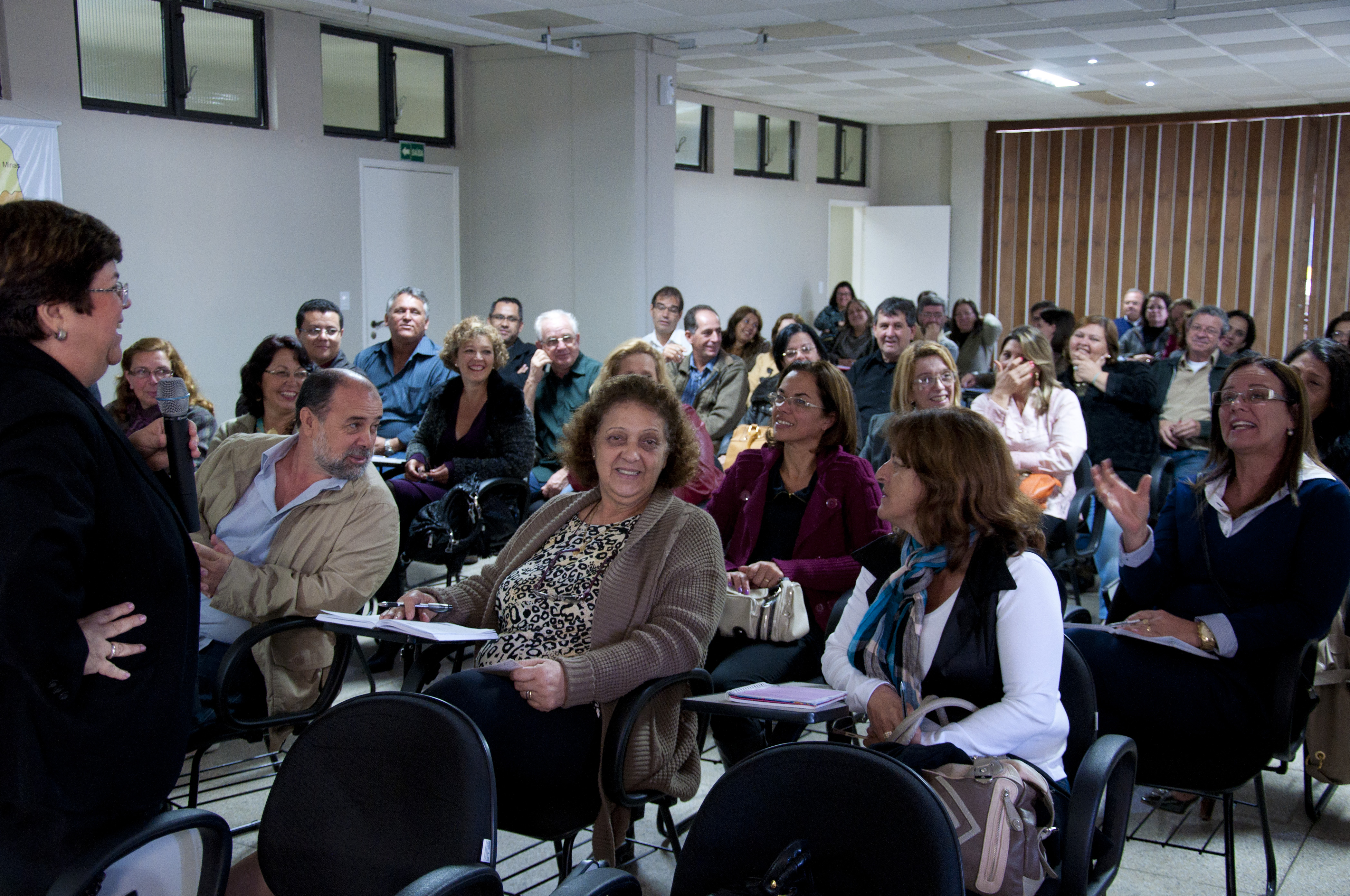 Superintendência de Itajubá foi a 46ª regional visitada pela secretária Ana Lúcia Gazzola. Foto: Amanda Lellis ACS SEE