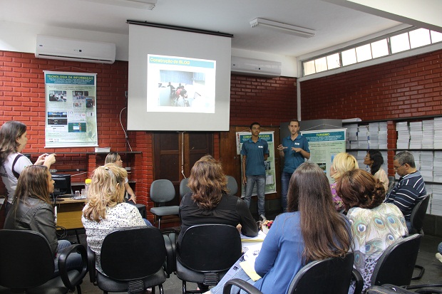 Alunos e professores apresentaram o Reinventando o Ensino Médio para os diretores de São Paulo. Foto: Geanine Nogueira ACS/SEE