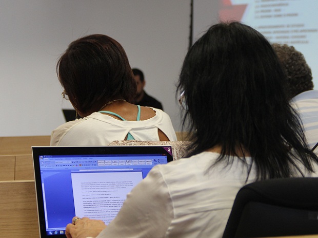 Diretores das 47 Superintendências Regionais de Ensino são orientados sobre as avaliações educacionais. Crédito: Hudson Menezes ACS SEE