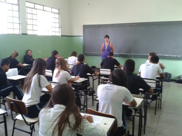 Mais de um milhão de alunos de todo o Estado serão avaliados. Foto: Arquivo Escola Estadual Professor Zama Maciel