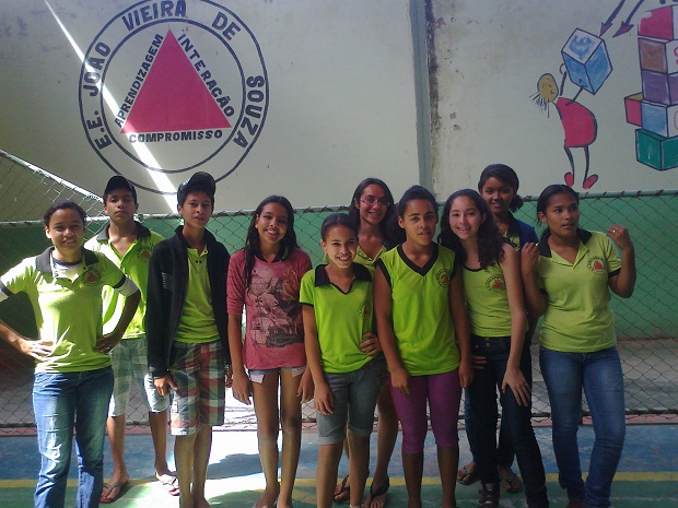 Alunos da Escola Estadual João Vieira Souza se empenham para conquistar medalhas na comepetição. Foto: Arquivo escola