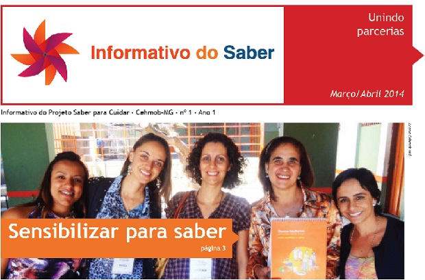 Edição dos meses de março e abril do “Informativo do Saber”. Crédito: Divulgação Cehmob