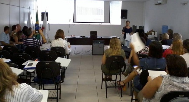 Encontro realizado na Metropolitana C reuniu mais de 50 profissionais da educação da regional e do órgão central Crédito: Divulgação SRE Metropolitana C