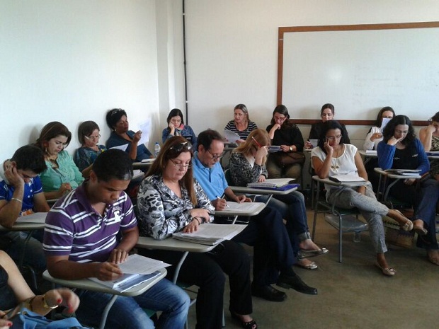 150 educadores são capacitados essa semana. Foto: Girlaine Figueiró Oliveira / Diretora de Ensino Médio