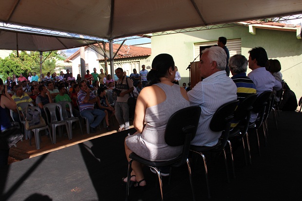 A comunidade participou das cerimônias nos municípios. Foto: Lígia Souza ACS/SEE