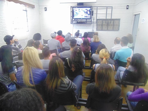 Nesta quinta-feira foi realizada a segunda conversa entre os estudantes. Foto: Arquivo da Escola